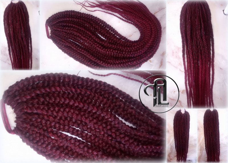 Viking Ponytail Hair Fall Extensions Ombre Black Red Burgundy Elements Accents Feathers box braids hair scrunchie Butterfly Jungle Braids