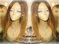Straight Blonde Hair Highlights Balayage Brown Honey Ombre Virgin Hair Unit Wig Closure Blonde Wig 27 613 platinum dark roots Wig Stylist