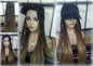 Brown Blonde Ombre Box Braid Hat Wig  Gym Hat Baseball Cap  Braided Hat Wig Women Hair Summer Winter Hat Hair Cap Wig Hat Chemo Hat Alopecia
