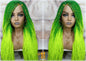 Green Fluorescent Gradient Chartreuse Slime Green Ombre Senegalese Twist Braid Wig Small Long Unicorn Braid Neon Festival St.Patrick Day