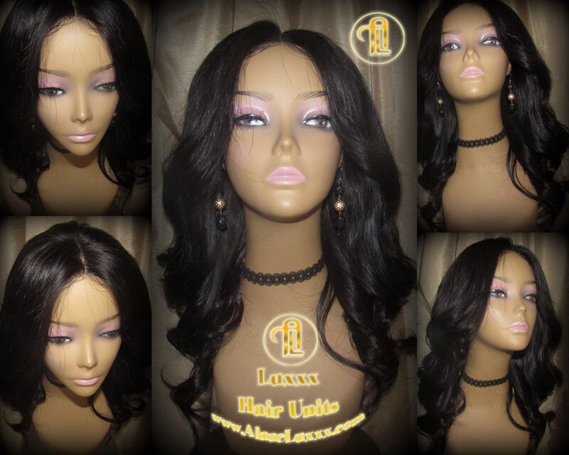 Virgin Hair Unit WIG Free Part 16 Inch Lace Front Wigs Virgin Hair Lace Short Black Lace Closure Wigs straight curled Alopecia wig maker