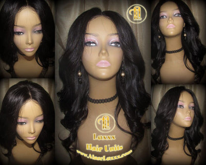 Virgin Hair Unit WIG Free Part 16 Inch Lace Front Wigs Virgin Hair Lace Short Black Lace Closure Wigs straight curled Alopecia wig maker