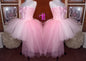 Valentines Day Dress Skirt Corset Style Outfit Light Pink Blush Pink Hi Low Skirt Hearts Cupid