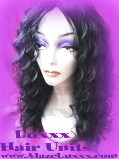 Virgin Hair Wig 20' Deep Curl Custom Unit 4x4 Lace Front Celebrity 360 Wig Maker Middle Part Free Part Closure Alopecia Wigs Cancer Frontal