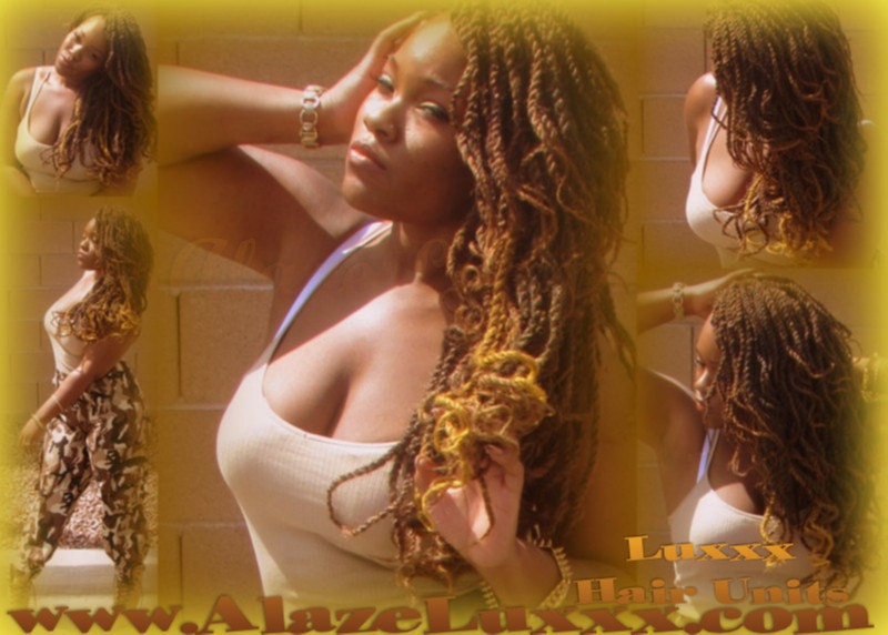Kinky Twist Marley Twist Wig 18' Braided Wig! Natural Kinky Hair Extensions Lace Finish! 18' Natural Twist Fluffy Twist Passion Ombre Twist