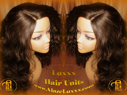 Virgin Body Wave 16 In New Unit WIG Lace Front Curly Wavy Short Bob Closure HUMAN Hair Remi Protective Style Brazilian Malaysian or Peruvian