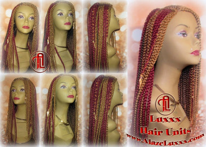 Fulani Cornrow Braid Wig French Braids Feed in Braids Box Braids Swim Wig Gym Wig Kardashian Fulani Beyonce Lemonade Tribal Goddess Braids