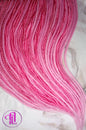 Single End Hot pink Light pink SE Set Straight wavy dreads textured braid Bohemian synthetic dreadlock Soft Boho Dread Braid Hair Extension
