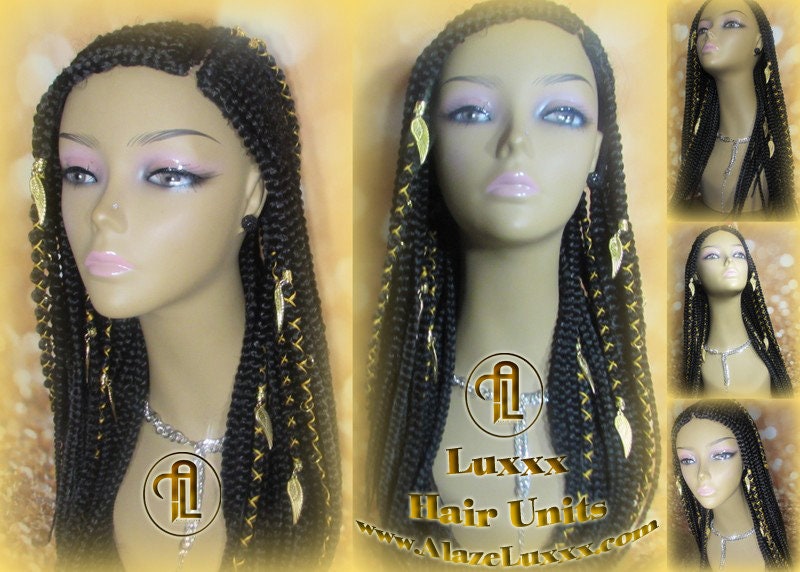 Lemonade Fulani Cornrow Braid Wig French Braids Feed in Braids Box Braids Swim Wig Gym Wig Kardashian Fulani Beyonce Tribal Goddess Braids