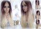 Box Braid Wig Ombre Gradient Brown Blonde 24 26 Inch Braid Wig Really Long Viking Braids Mermaid Hair Multi Color