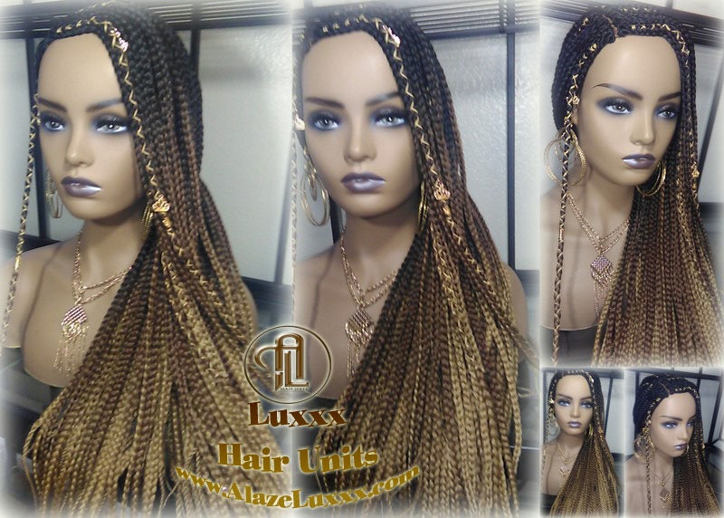 Cornrow Black Brown Blonde Ombre Lemonade Braid Wig French Braids Feed in Braids Box Braids Tribal African Goddess Fulani Beyonce