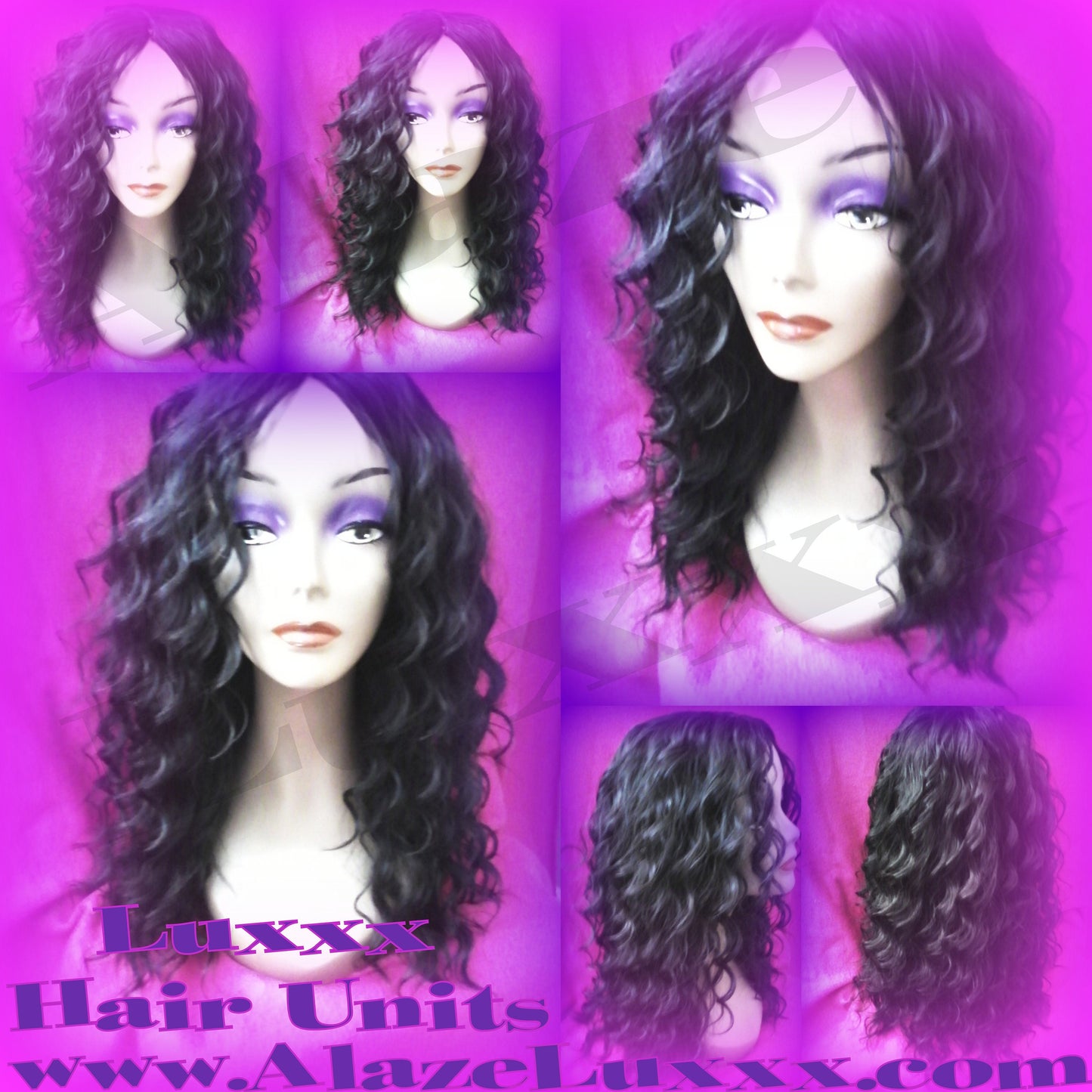 Virgin Hair Wig 18' Deep Curl Custom Unit 4x4 Lace Front Celebrity 360 Wig Maker Middle Part Free Part Closure Alopecia Wigs Cancer Frontal
