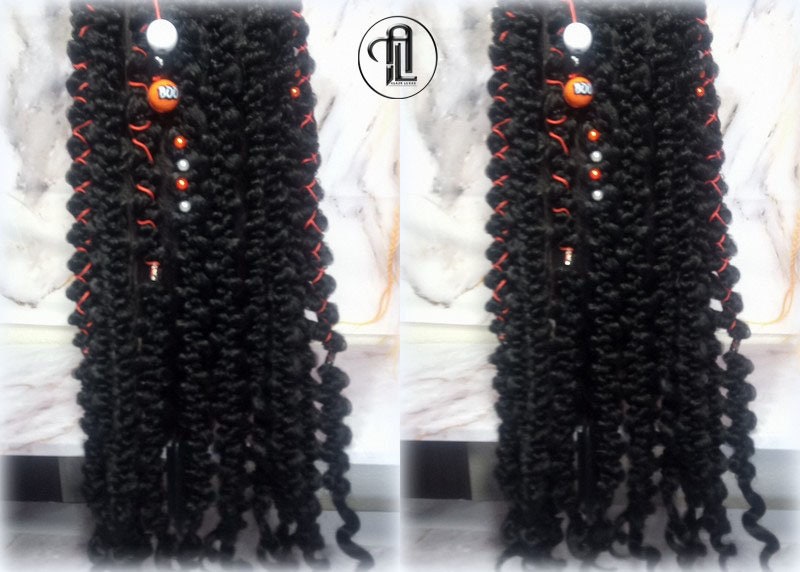 Halloween Ponytail Hair Accessories Hair Fall Extension Clipin Black Orange Hairband Hair Tie Passion braid hair scrunchy Pumpkin Ghost Scar