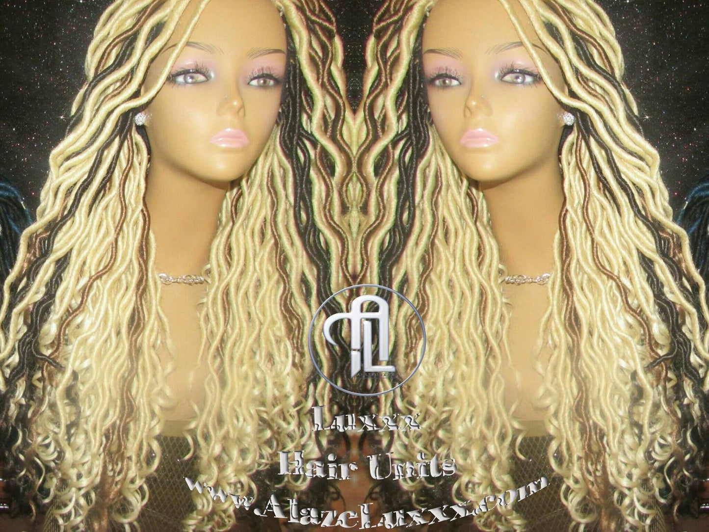 Synthetic Dreadlock Wig Hippy Goth Tribal Kawaii Platinum Blonde Gypsy Bohemian Boho Goddess Dreadlock Extensions Locs Dred Lock Gothic