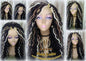 Goddess Faux Locs Dread Wig Black Blonde 613 27 Black Dread Gypsy Bohemian Boho Long Wavy Honey DE SE Dred Lock Braided Wigs Distressed Locs
