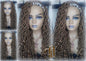 Headband Wig Blonde Honey Goddess Faux Gypsy Bohemian Boho Dread Loc waterfall Wig Blonde #27 Wavy Blonde Crochet Braided Wigs Ready to ship