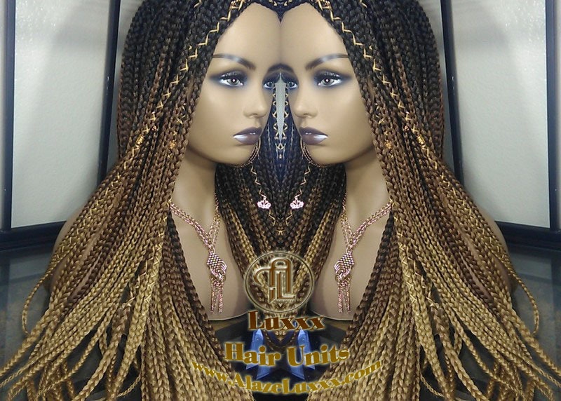 Cornrow Black Brown Blonde Ombre Lemonade Braid Wig French Braids Feed in Braids Box Braids Tribal African Goddess Fulani Beyonce