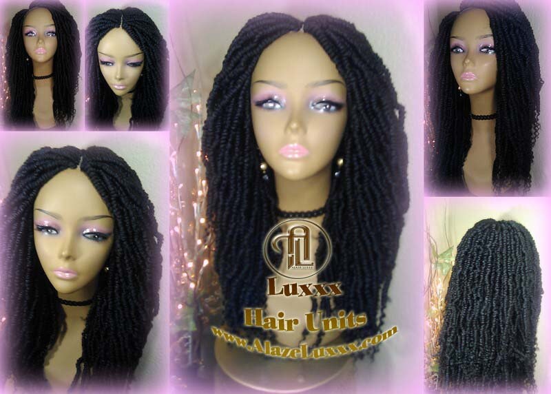 Passion Twist Black 1B Mini Small Fluffy Irregular Bomb  Passion Twist Hair Gypsy Bohemian Boho Water Wave Hair Passion twist hair
