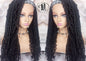 Braids Dreads Mix Headband Wig Black Set Twist Soft Crochet Boho Dread Braid Set Bohemian extensions