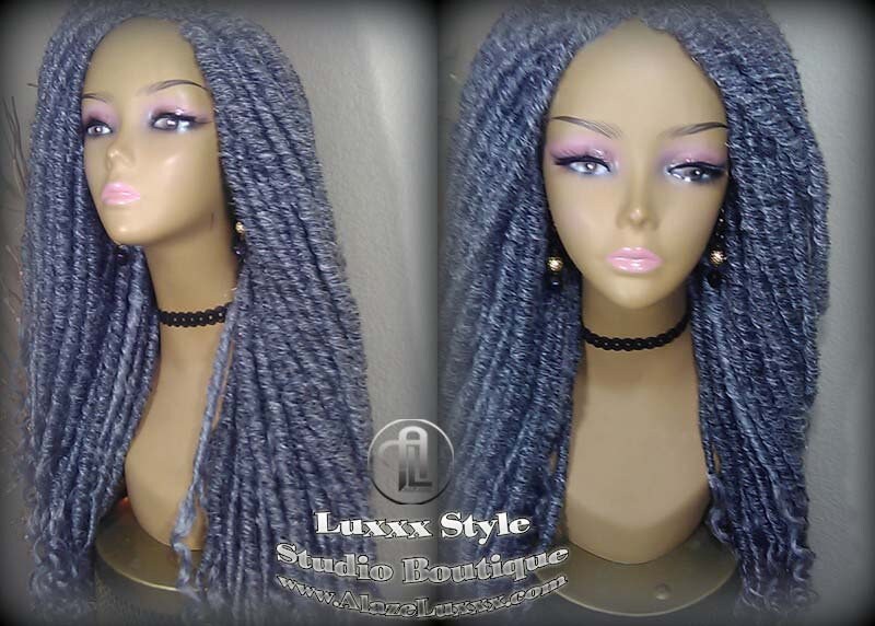Big Large Fluffy Loc Wig Storm Silver Grey Gray 44 51 Gypsy Bohemian Boho Goddess Faux Dread Locs Wig Coplay Platinum Metallic Chrome Hair