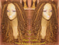 Kinky Marley Twist Wig 22' Long Blonde Bombshell  2Tone Brown Unit! Alternative Hair Senegalese Twist Crochet Box Braid Braided Dred Lock