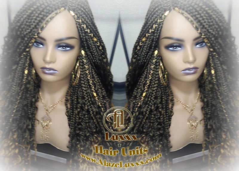 Box Braid Wig Honey Blonde boho curly box braids 1b 27  Long Medium Straight bohemian gypsy Mix Blonde Ombre