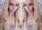 Full Wig with 4x4 Lace Closure Blonde 613 Braids Dreads Mix Set Twist Soft Crochet Boho Dread Braid Set Bohemian extensions