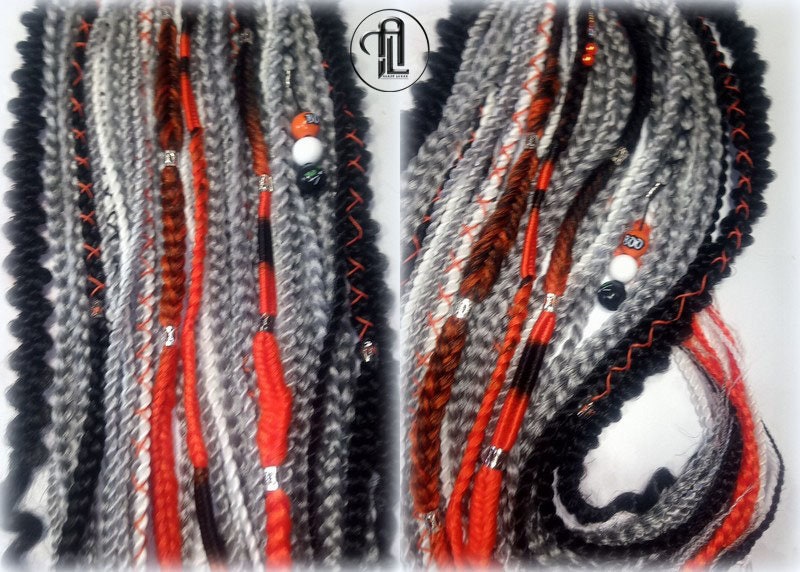 Halloween Ponytail Hair Accessories Hair Fall Extension Clipin Black Orange Hairband Hair Tie box braids hair scrunchie Pumpkin Ghost Scary