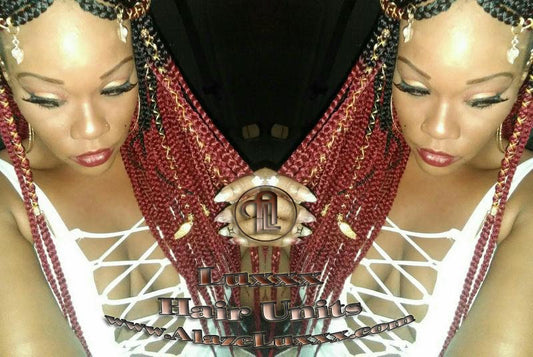 Tribal Goddess Braids Popular Braids Scalp Box Medium Braids Ombre Lemonade Fulani Cornrow Wig French Braids Feed in Braids Swim Wig Gym Wig