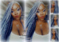 Silver 51 Black Lemonade Braid Wig Fulani Cornrow  French Braids Feed in Braids Box Braids Tribal African Goddess Braids  Fulani Beyonce