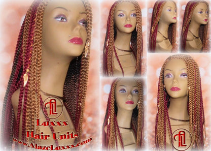 Fulani Cornrow Braid Wig French Braids Feed in Braids Box Braids Swim Wig Gym Wig Kardashian Fulani Beyonce Lemonade Tribal Goddess Braids
