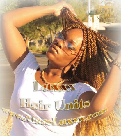 Kinky Twist Blonde Wig Straight Bombshell #27 #30  Kinky Twist Marley Twist Wig Unit! Handmade Braid Wig Ombre Faux Locs Box Braid Dred Lock